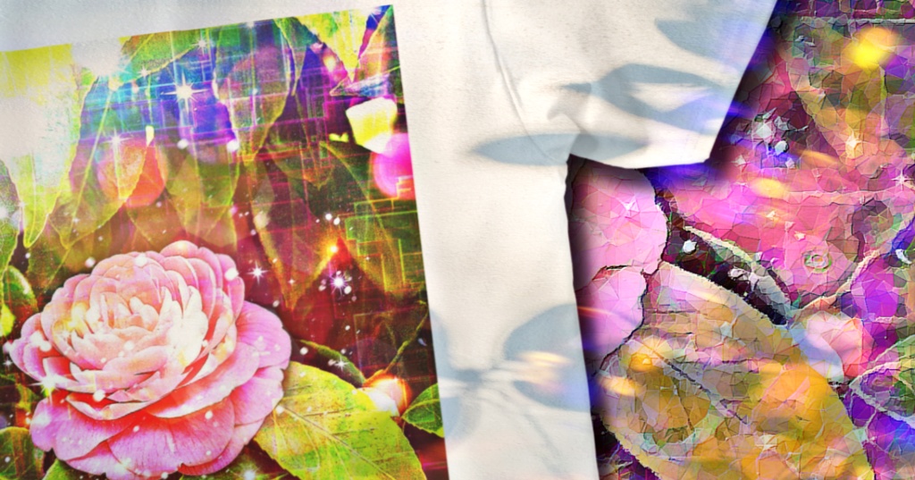 a-1104 菩提樹の下で咲く Blooming under a linden treeでTシャツ☆応援企画商品☆