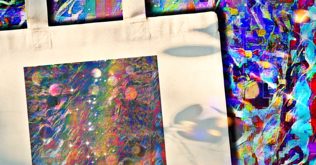 a-1105 虹 The Rainbowでトートバッグ☆応援企画商品☆