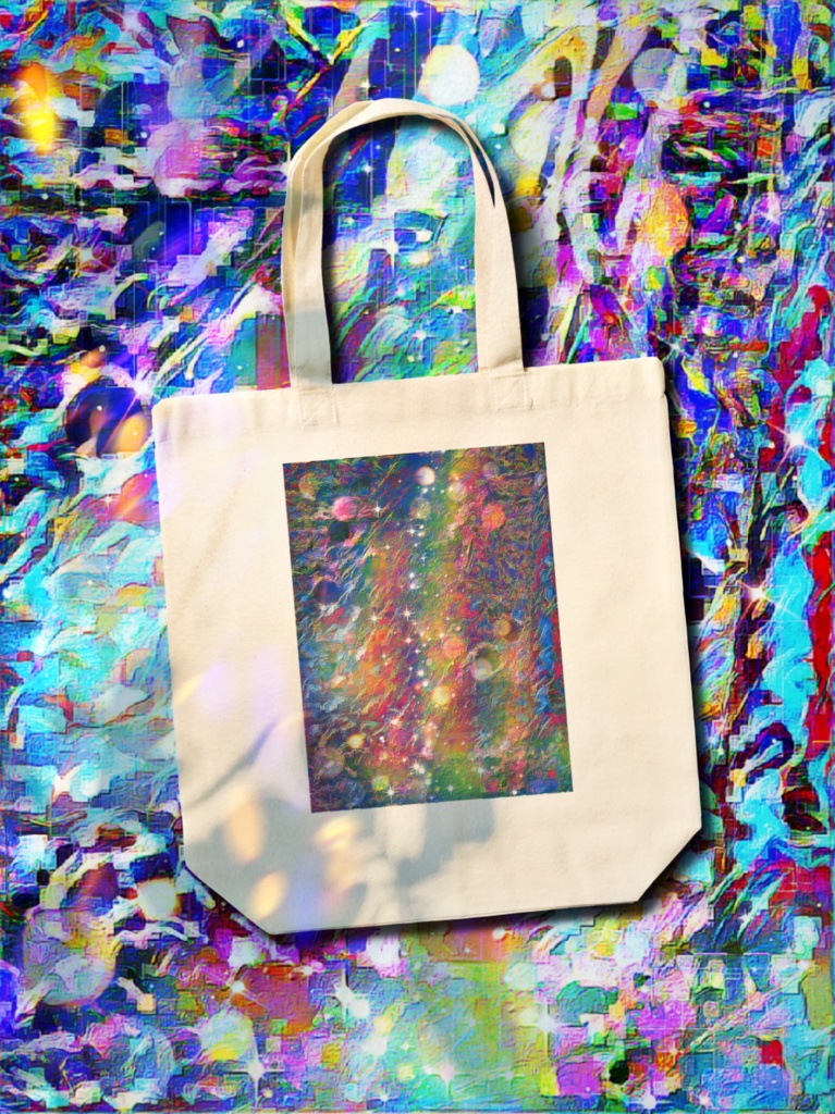 a-1105 虹 The Rainbowでトートバッグ☆応援企画商品☆