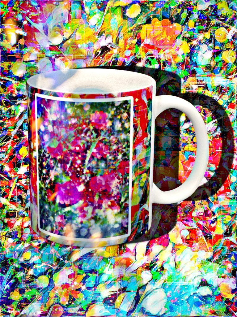 a-1107 朝 野花 Morning wild flowersでマグカップ ☆応援企画商品☆