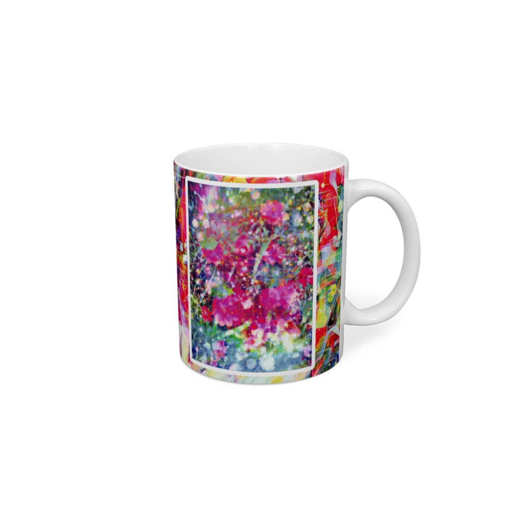 a-1107 朝 野花 Morning wild flowersでマグカップ ☆応援企画商品☆