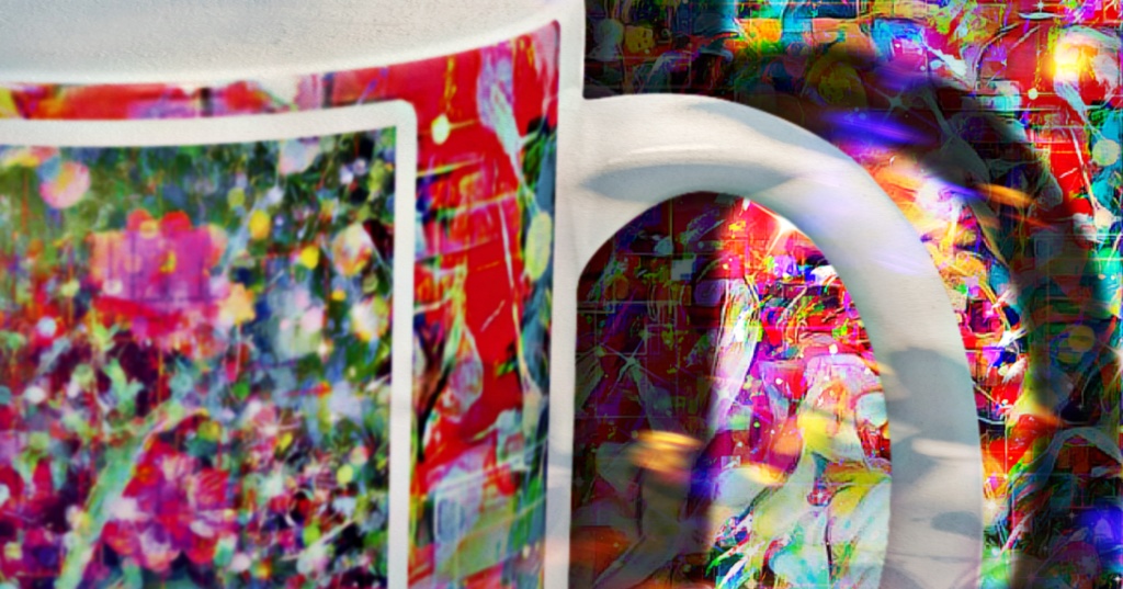 a-1107 朝 野花 Morning wild flowersでマグカップ ☆応援企画商品☆