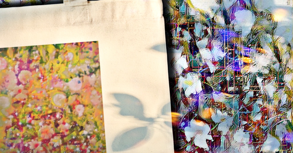 a-1115 昼下がりの光 Afternoon lightでトートバッグ作りました。 ☆応援企画商品☆