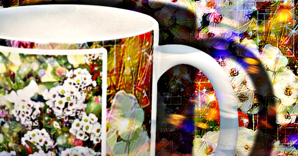 a-1122 祝福の庭 Garden of blessingsでマグカップ作りました。 ☆応援企画商品☆