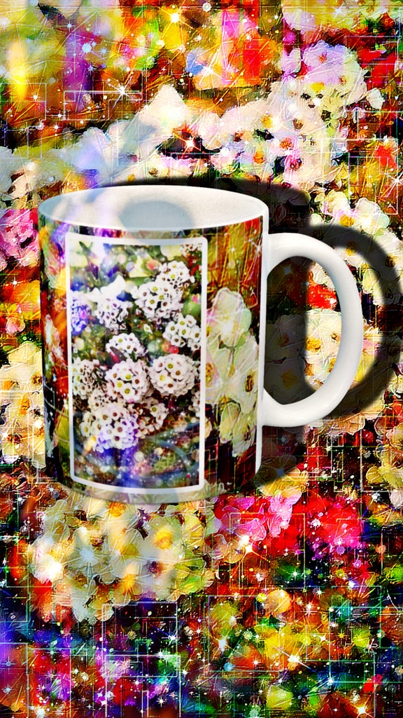 a-1122 祝福の庭 Garden of blessingsでマグカップ作りました。 ☆応援企画商品☆