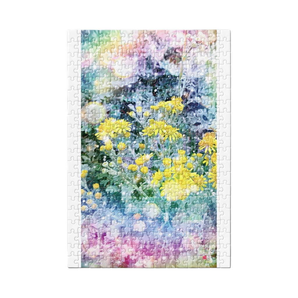 a-1126 時と花のシャボン Time and flower bubblesでパズル作りました。 ☆応援企画商品☆