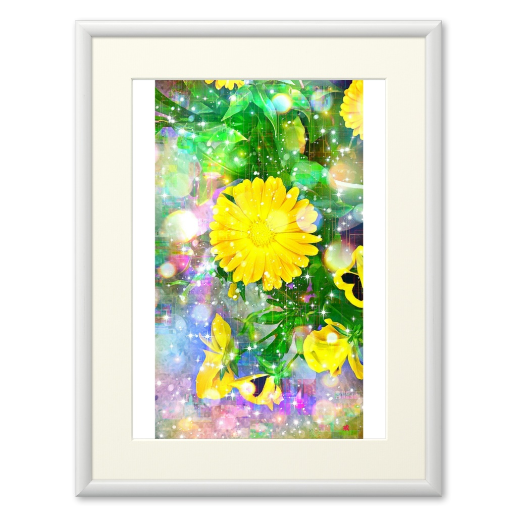 a-1128 止まった時の中で咲く It blooms when at between dimentionでプリモアート(複製画)作りました。 ☆応援企画商品☆