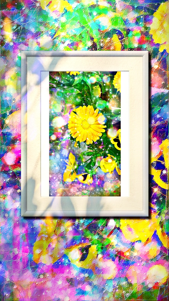 a-1128 止まった時の中で咲く It blooms when at between dimentionでプリモアート(複製画)作りました。 ☆応援企画商品☆