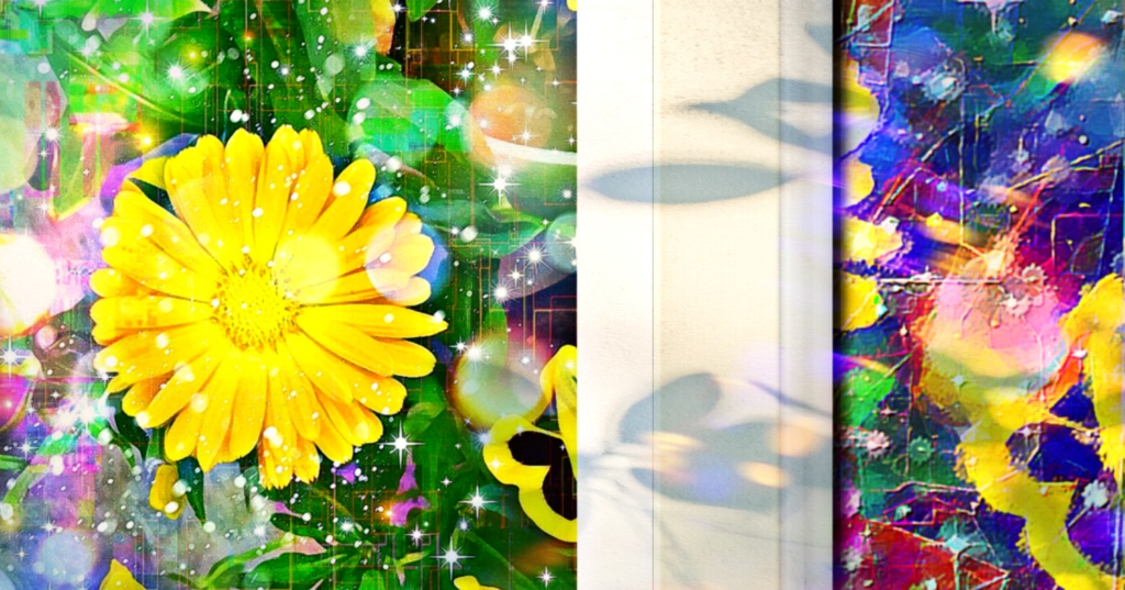 a-1128 止まった時の中で咲く It blooms when at between dimentionでプリモアート(複製画)作りました。 ☆応援企画商品☆