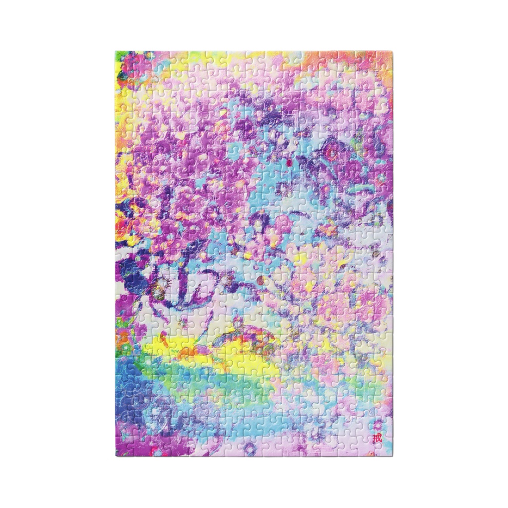 a-1131 春の日の白いテラス White terrace on a spring dayでパズル作りました。 ☆応援企画商品☆