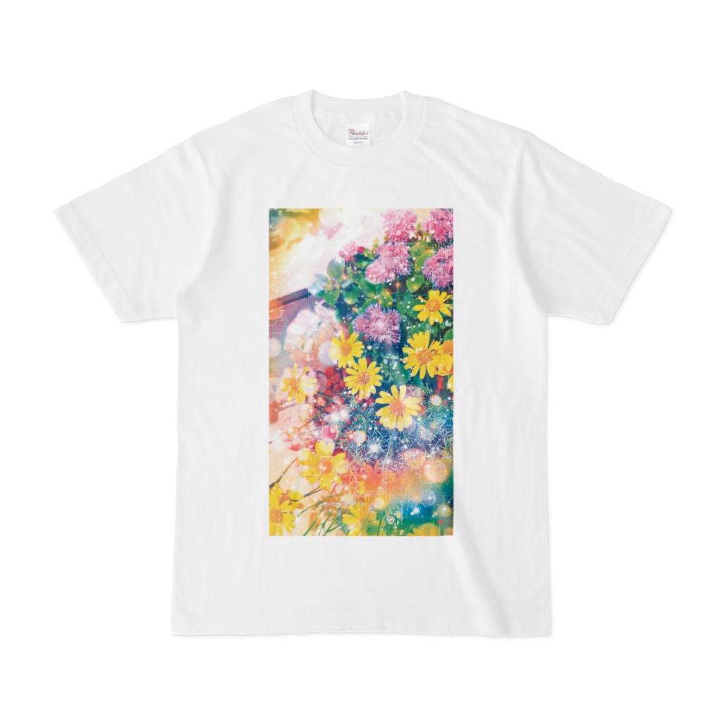 a-1146 夢と花の時間 Dream and flower timeでTシャツ作りました。 ☆応援企画商品☆