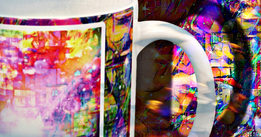 a-1149 刻の壁の抜け穴 A loophole in the carved wallでマグカップ作りました。 ☆応援企画商品☆