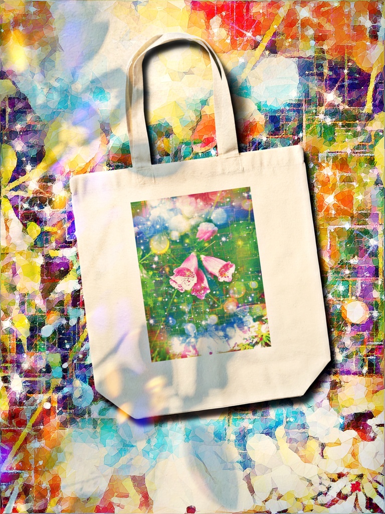 a-1152 朝 庭仕事 Morning gardeningでトートバッグ作りました。 ☆応援企画商品☆