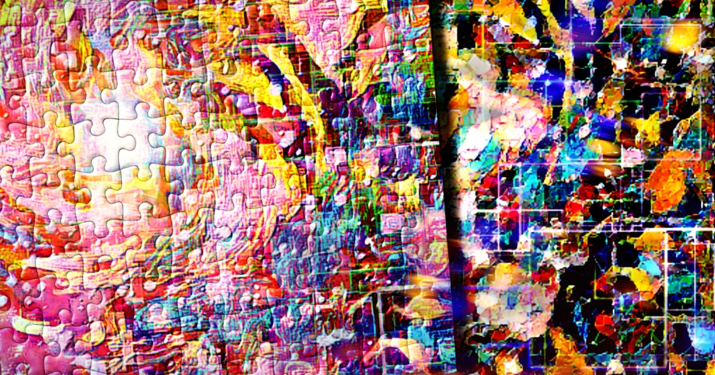 a-1153 花嵐 Flower storm でパズル作りました。 ☆応援企画商品☆