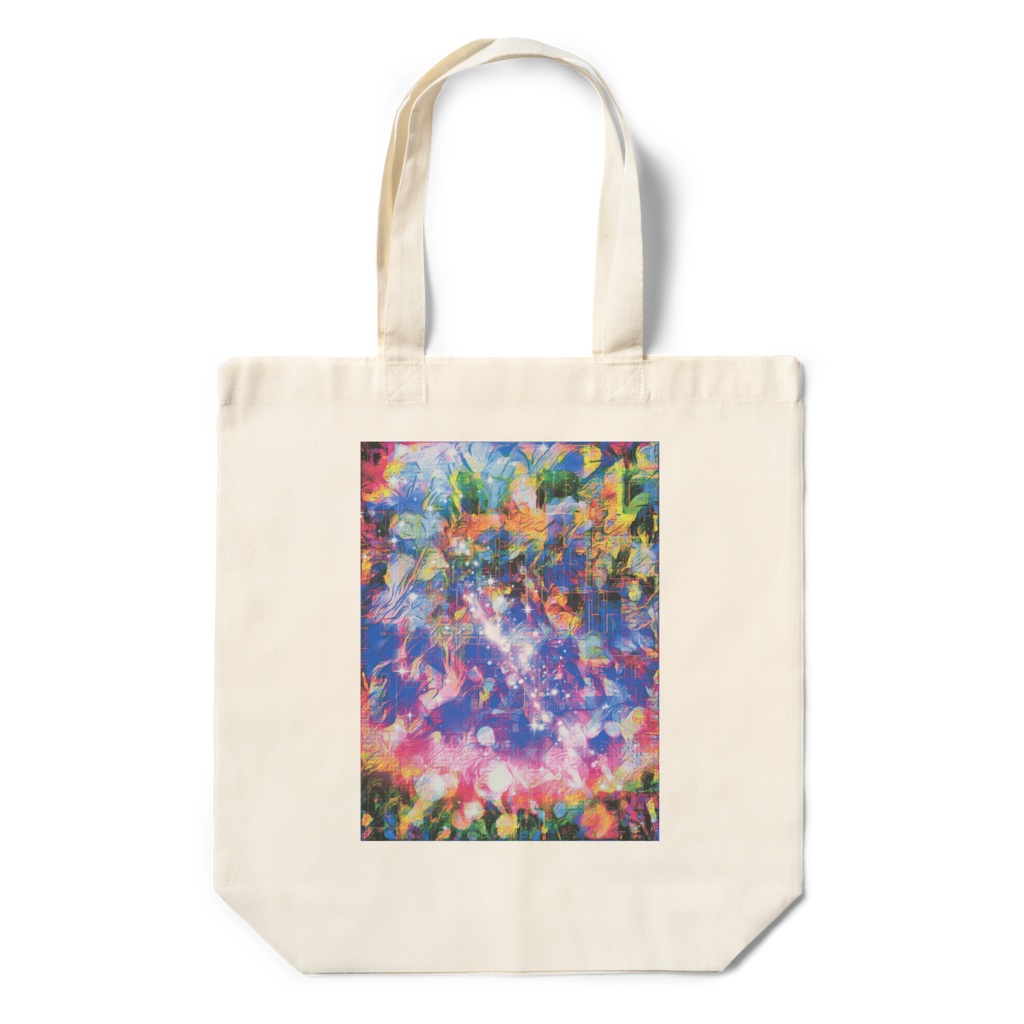 a-1157 蒼き底へ Clear blue bottom でトートバッグ作りました。 ☆応援企画商品☆