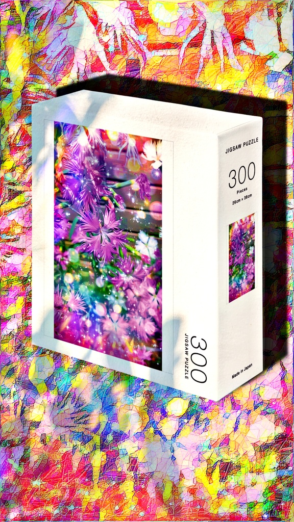 a-1158 着飾らない花の香り Undecorated floral scent でパズル作りました。 ☆応援企画商品☆