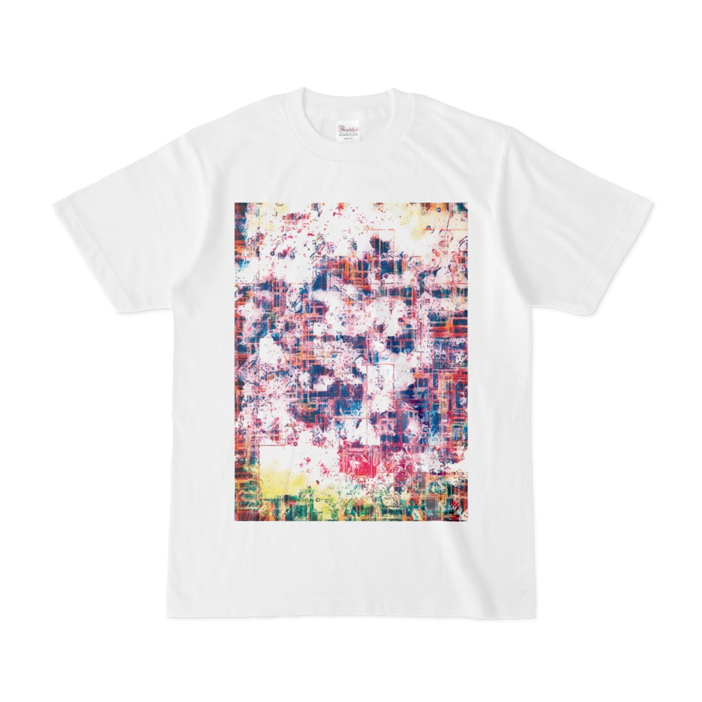 a-1161 雲上の格子 Lattice on the cloudsでTシャツ作りました。 ☆応援企画商品☆