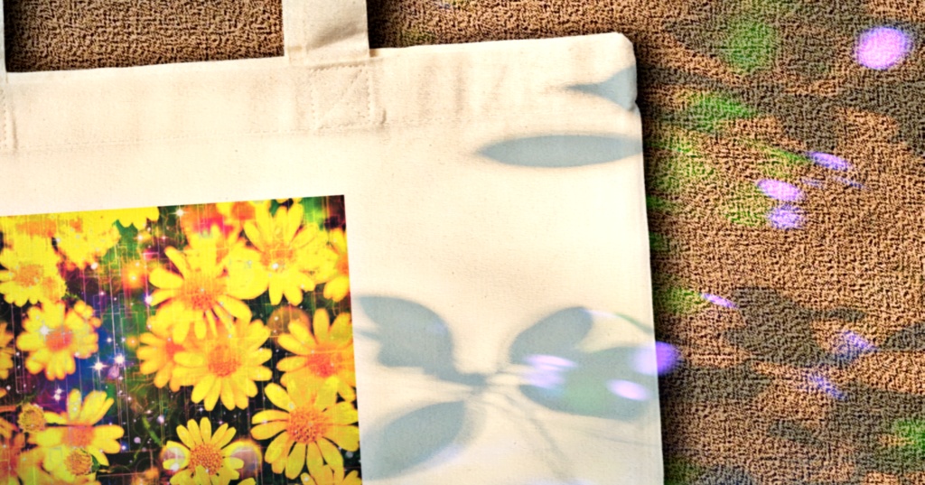 a-1174 黄色く優しく Heartful yellowでトートバッグ作りました。 ☆応援企画商品☆