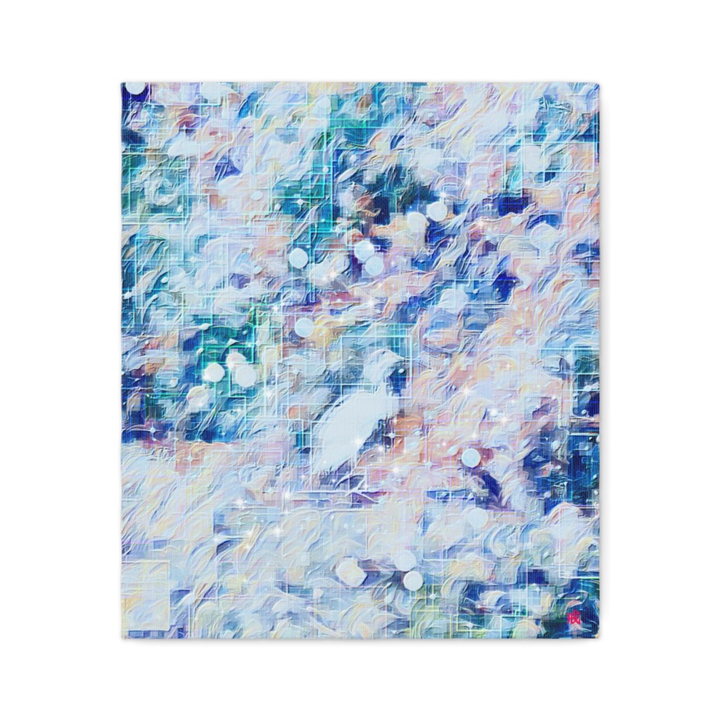 a-1177 時乃潮騒に鳴く The tide of timeでキャンバスアート( F10 (455mm×530mm) )作りました。 ☆応援企画商品☆