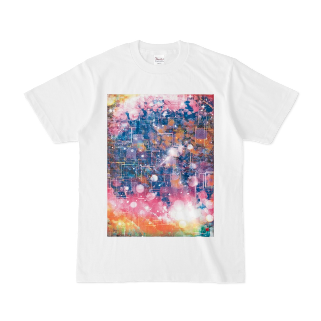 a-1179 宇宙に漂う時の壁 Cover the universe. Time dimensional wallでTシャツ作りました。 ☆応援企画商品☆