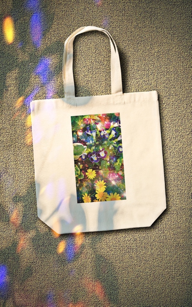 a-1180 憩う午後 Afternoon tea and chatでトートバッグ作りました。 ☆応援企画商品☆