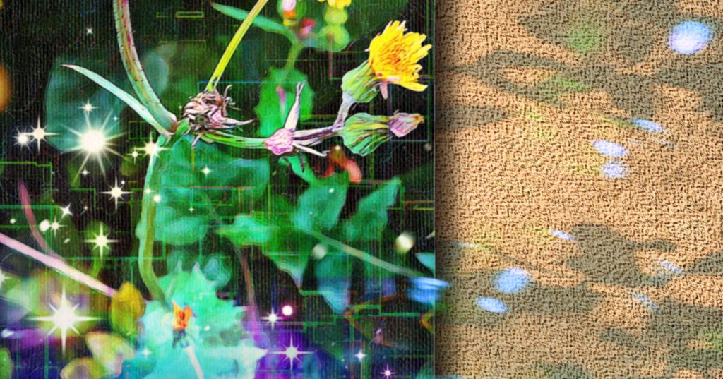 a-1182 野花の静寂 Wildflower silenceでキャンバスアート( F6 (318×410mm) )作りました。 ☆応援企画商品☆