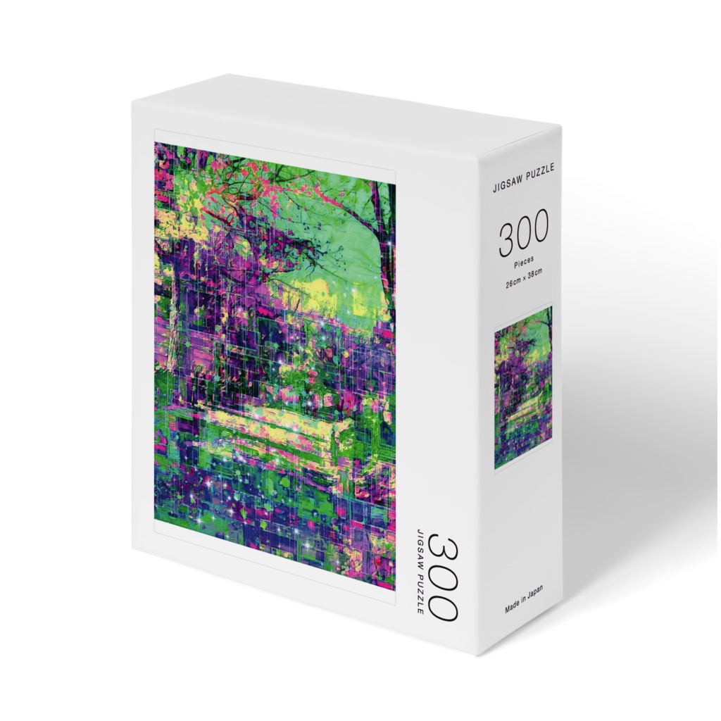 a-1187 パステル色に刻まれた世界 A world carved in pastel colorsでパズル作りました。 ☆応援企画商品☆