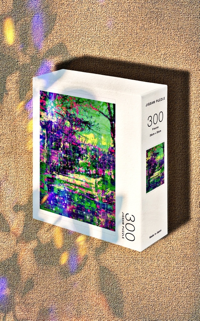 a-1187 パステル色に刻まれた世界 A world carved in pastel colorsでパズル作りました。 ☆応援企画商品☆