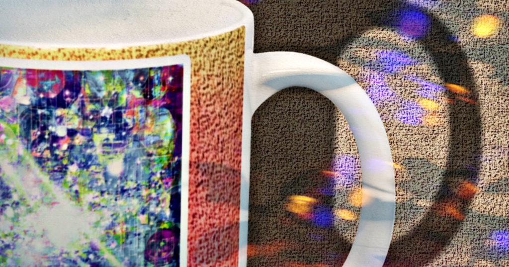 a-1199 宙に描かれた地図 Map drawn in the airでマグカップ作りました。 ☆応援企画商品☆