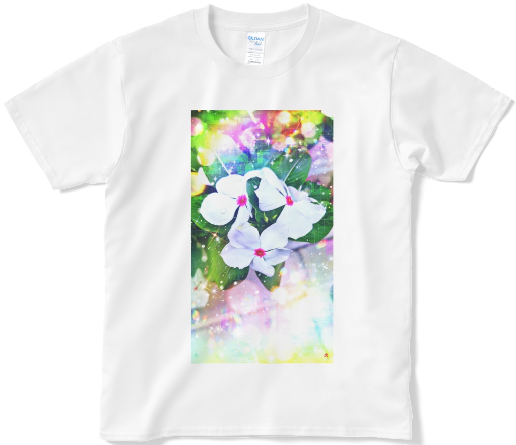 応援企画:a-1401 光に溺れて sign of happiness でTシャツ 作りました。(^^)/