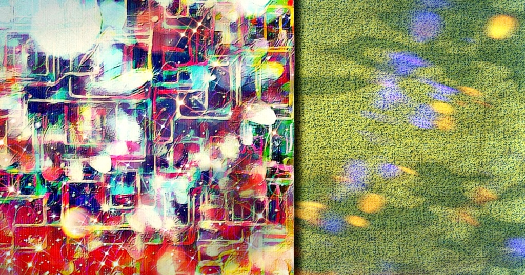 a-1592 スローなジャズにのせて In time to slow jazzでキャンバスアート( F6 (318×410mm) )作りました。(⁠^⁠^⁠)/