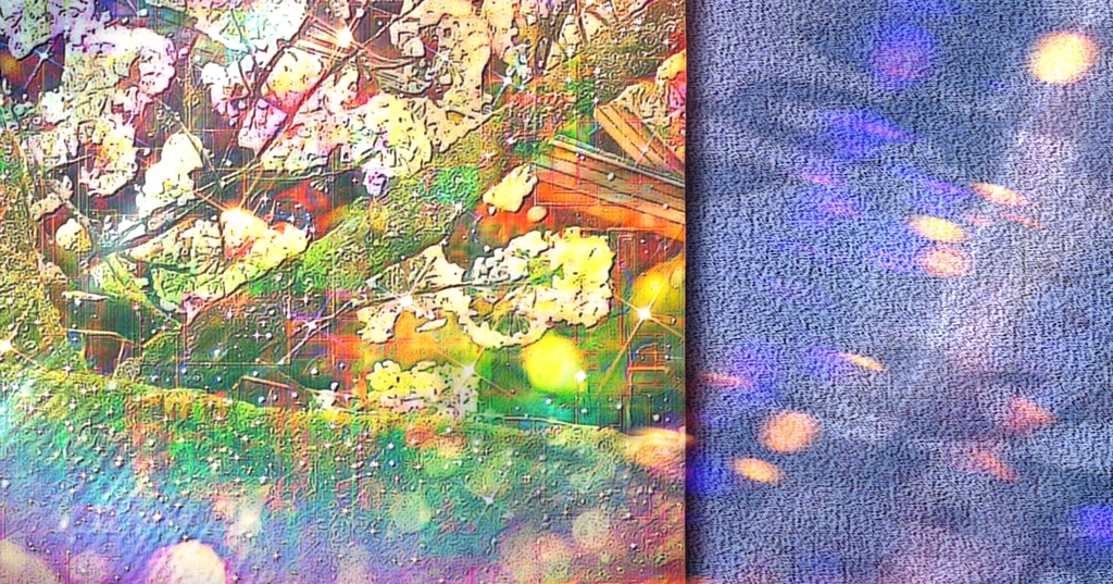 a-1600 苔むす古木 Ancient Breathでキャンバスアート( F6 (318×410mm) )作りました。(⁠^⁠^⁠)/