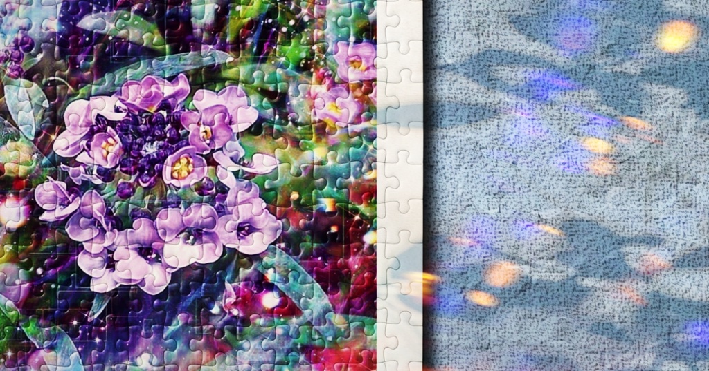 a-1683 野花の愛 love of flowersでパズル作りました。(⁠^⁠^⁠)/