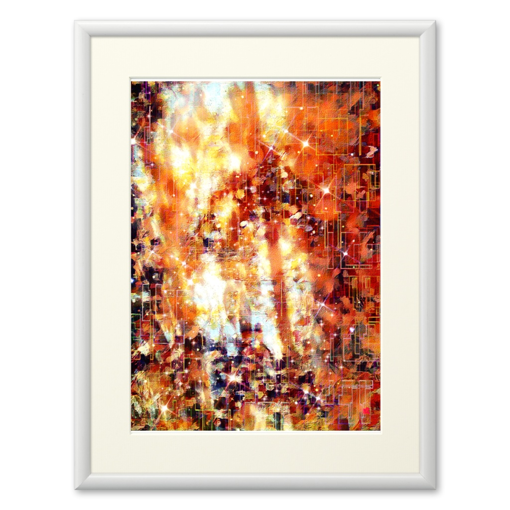 a-1728 カーテン越しに微睡む陽射し Sunlight slumbering through the curtain