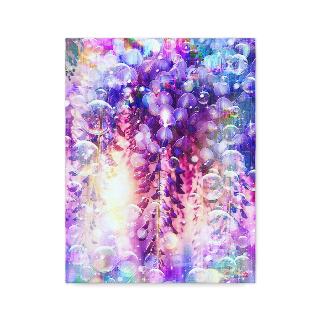 a-2218 紫光幻影 Blossoms of Enlightenment キャンバス アート - F6