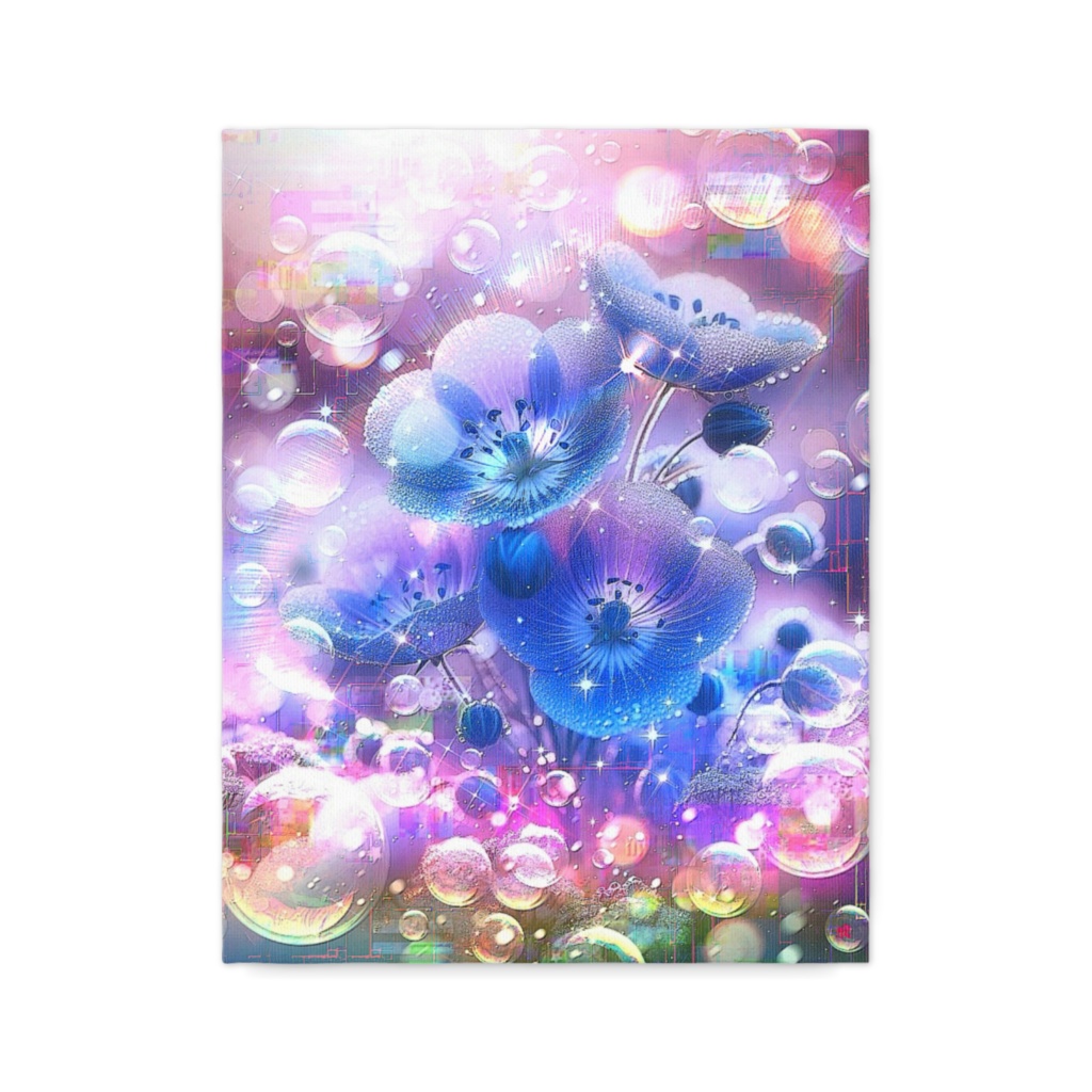 a-2219 瑠璃色なる心 Azure Benediction キャンバスアート - F6