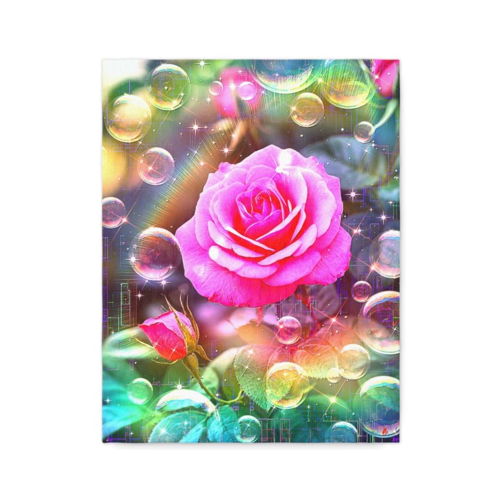 a-2227 生命の彩り Vibrant Pulse of Life キャンバスアート - F6