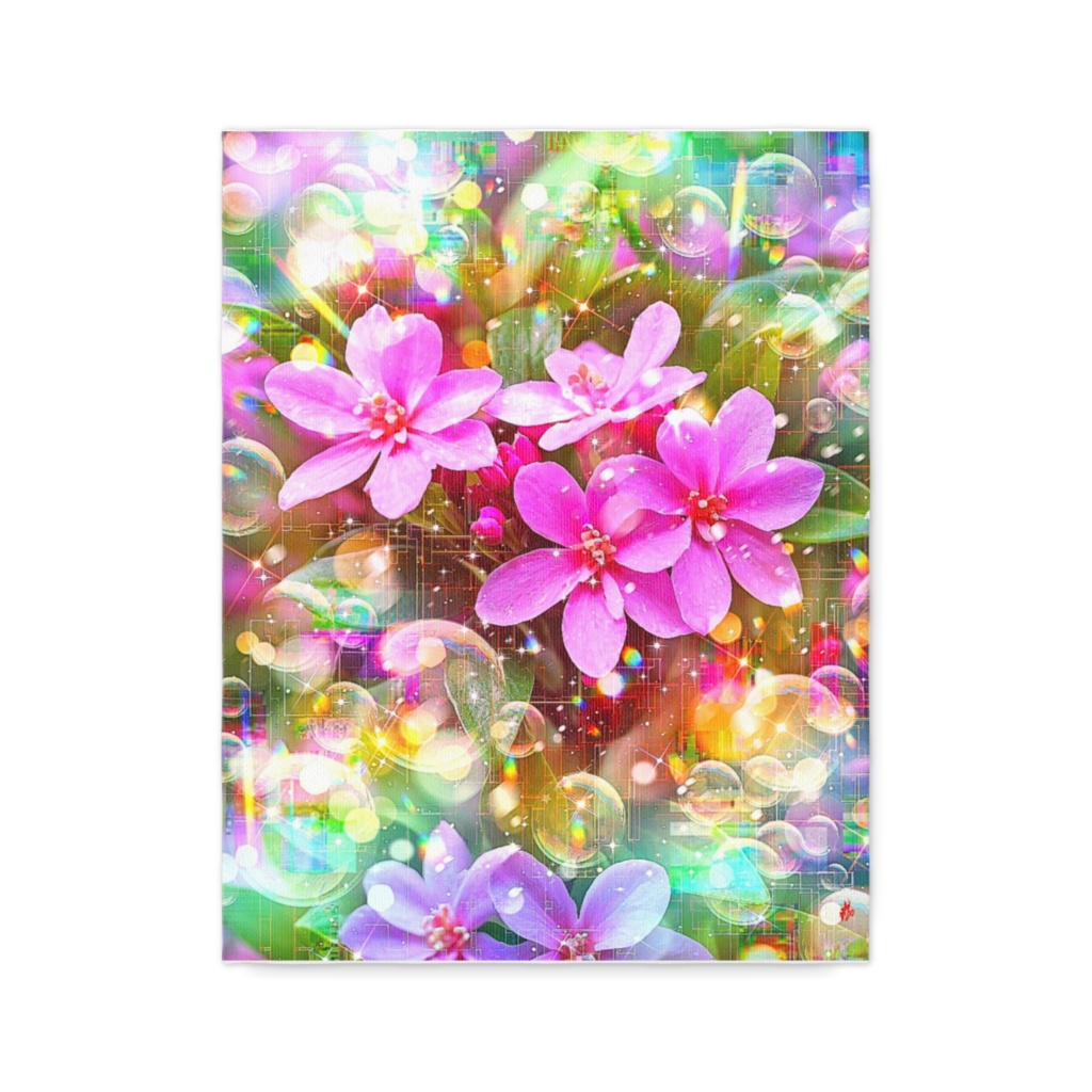 a-2172 春霞の慈愛 Spring's Epiphany キャンバスアート - F6