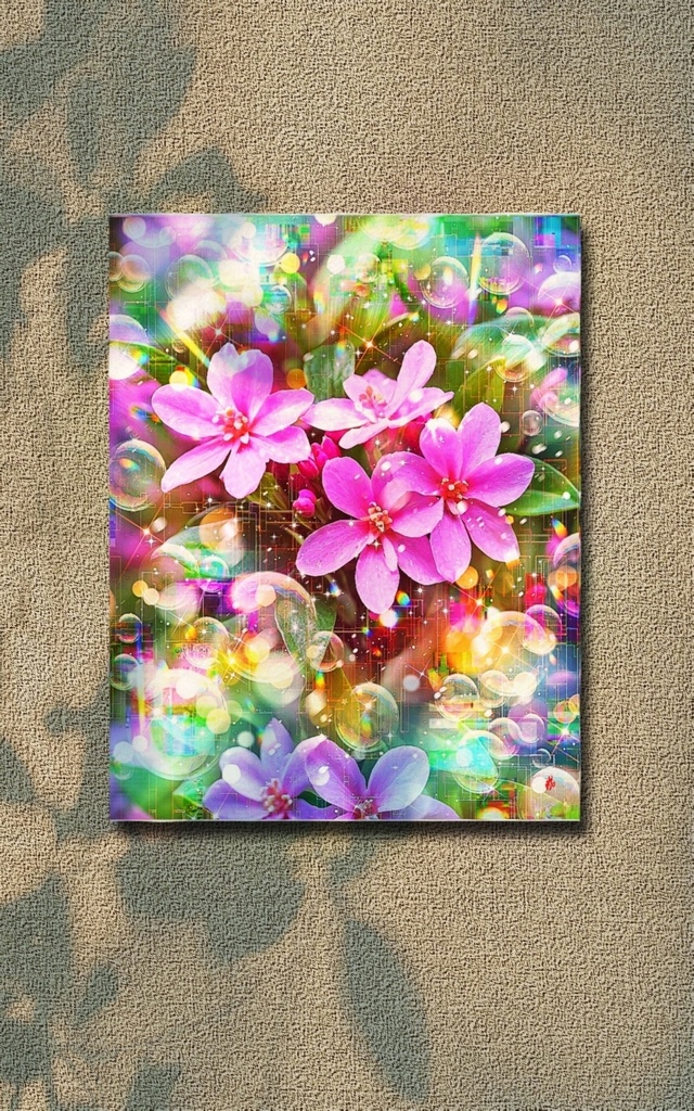 a-2172 春霞の慈愛 Spring's Epiphany キャンバスアート - F6