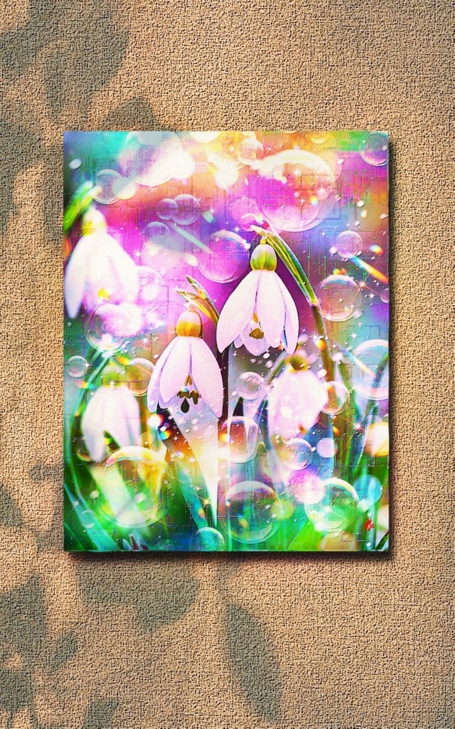 a-2171 未来への愛 Celestial Harmony キャンバスアート - F6