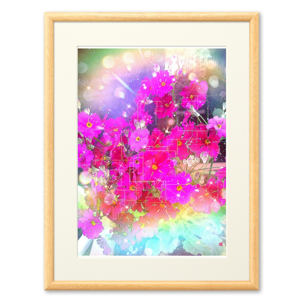 a-1773 暖冬 ハレーション気味な朝 grow light morning 複製画(プリモアート)