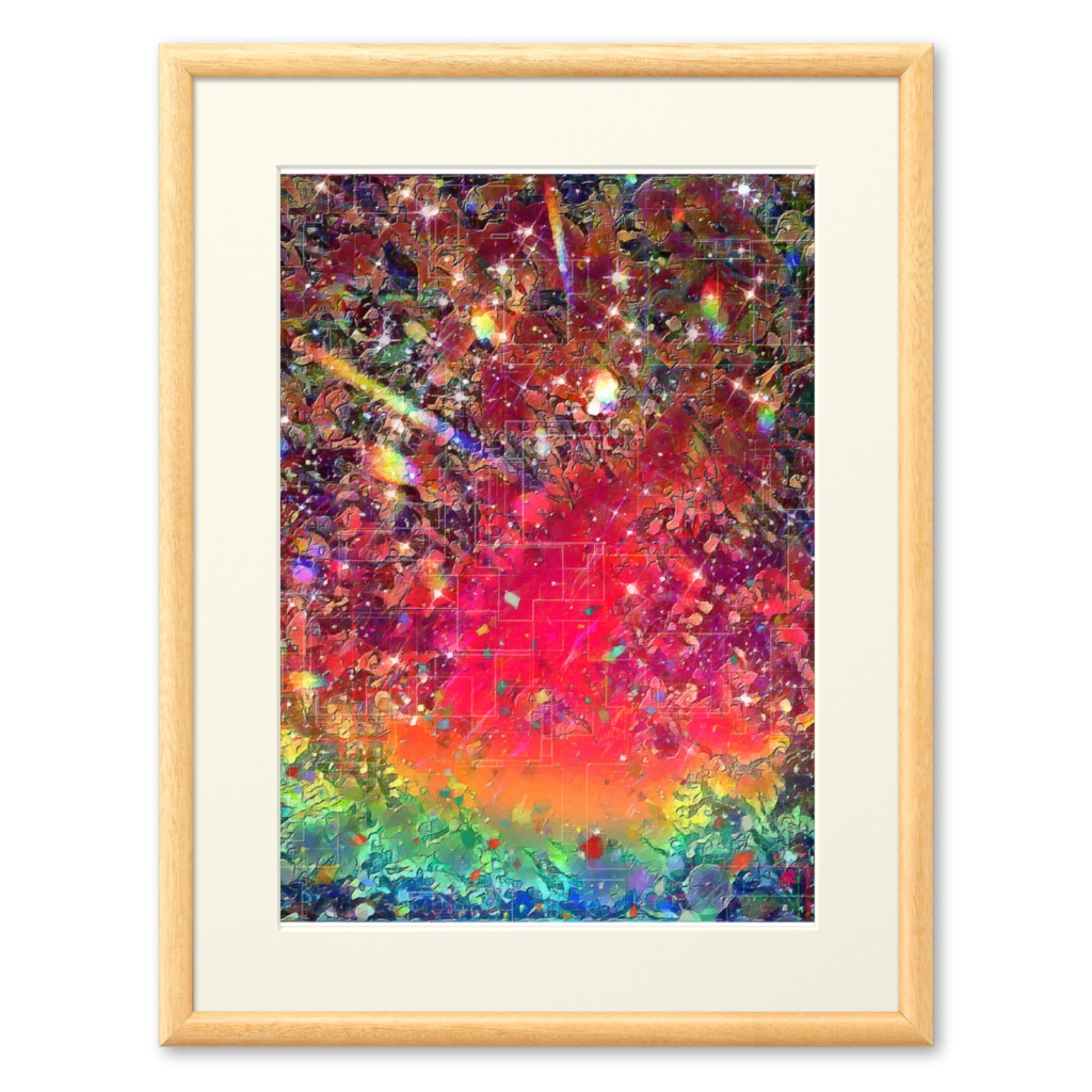 a-1780 大地が生まれる時 Power of heat 複製画(プリモアート)