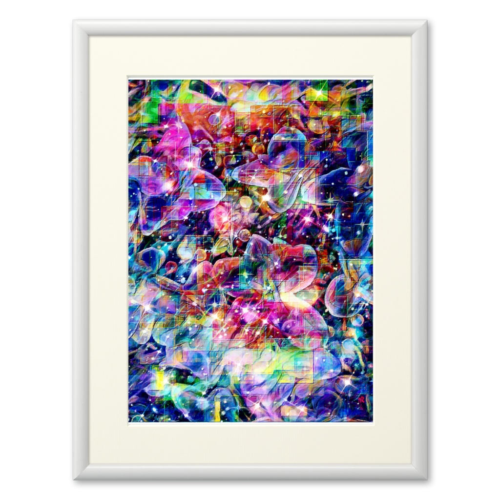 a-1784 光と色の混沌 déjà vu of light and color 複製画(プリモアート)