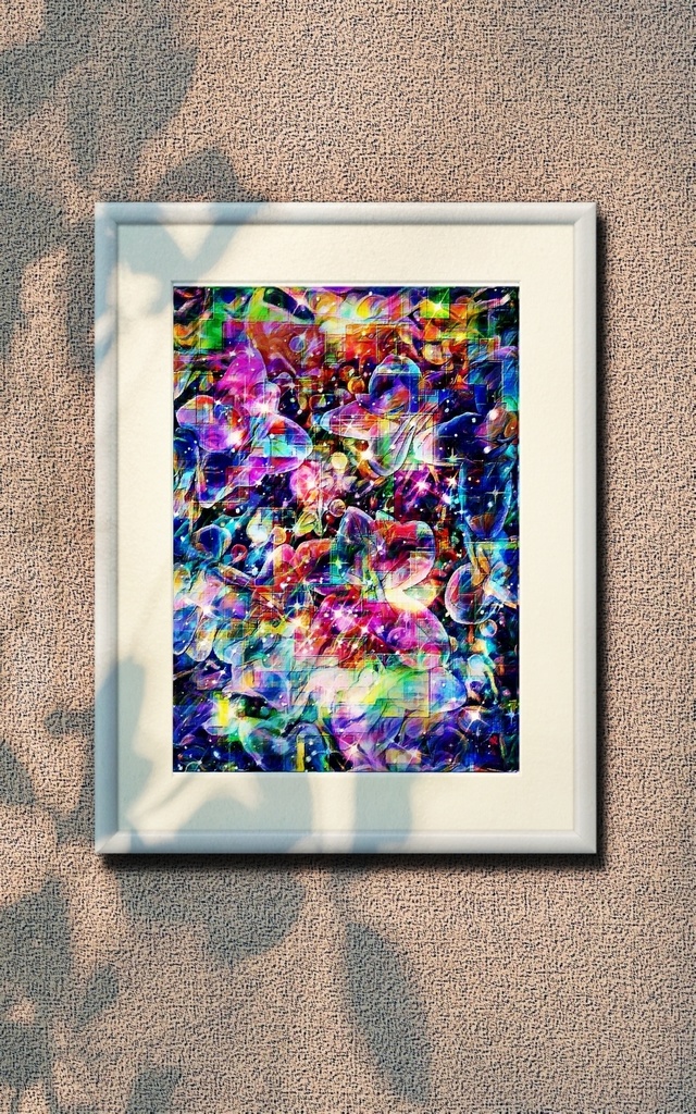 a-1784 光と色の混沌 déjà vu of light and color 複製画(プリモアート)