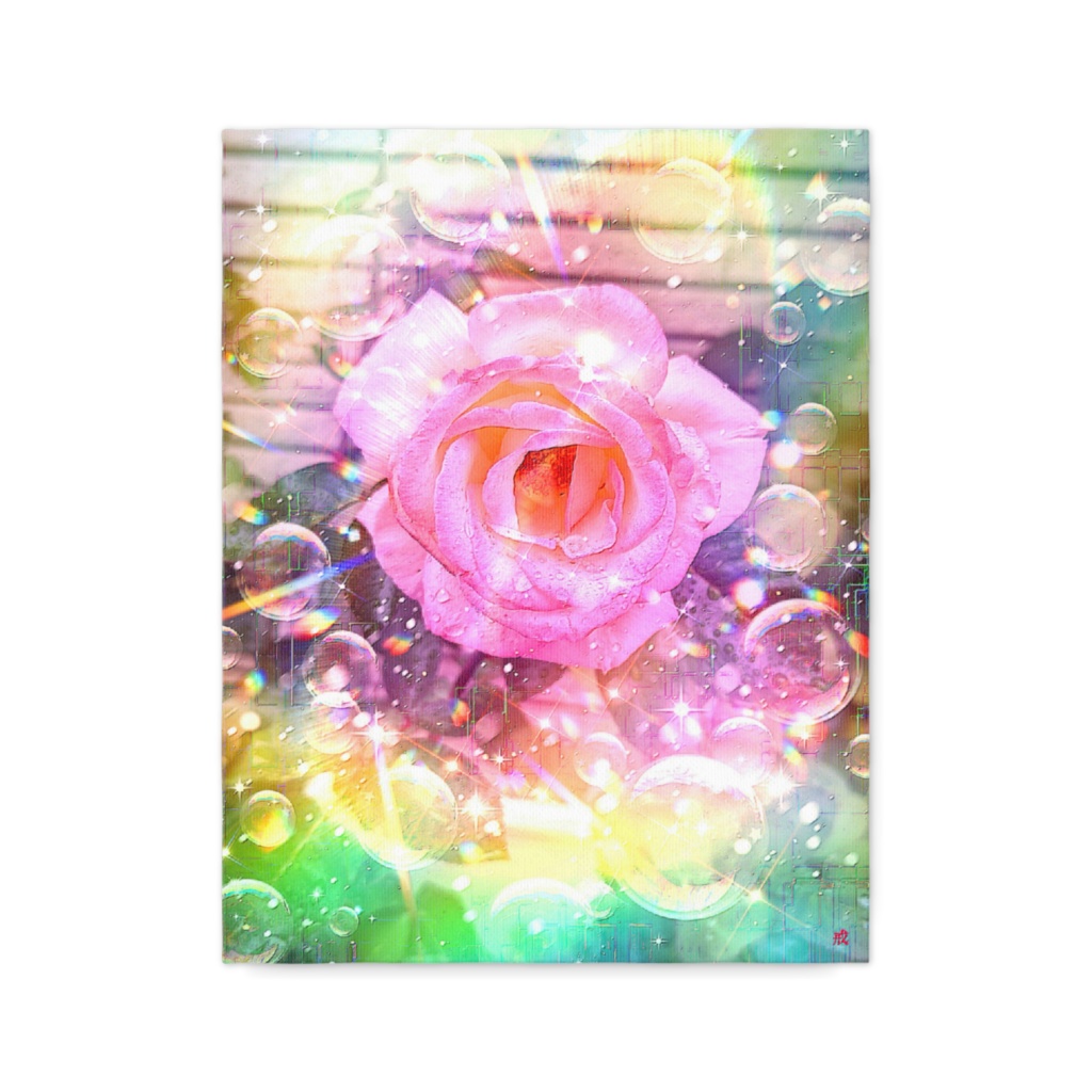 a-2141 聖なる贈り物 Blessed of rose キャンバスアート - F6
