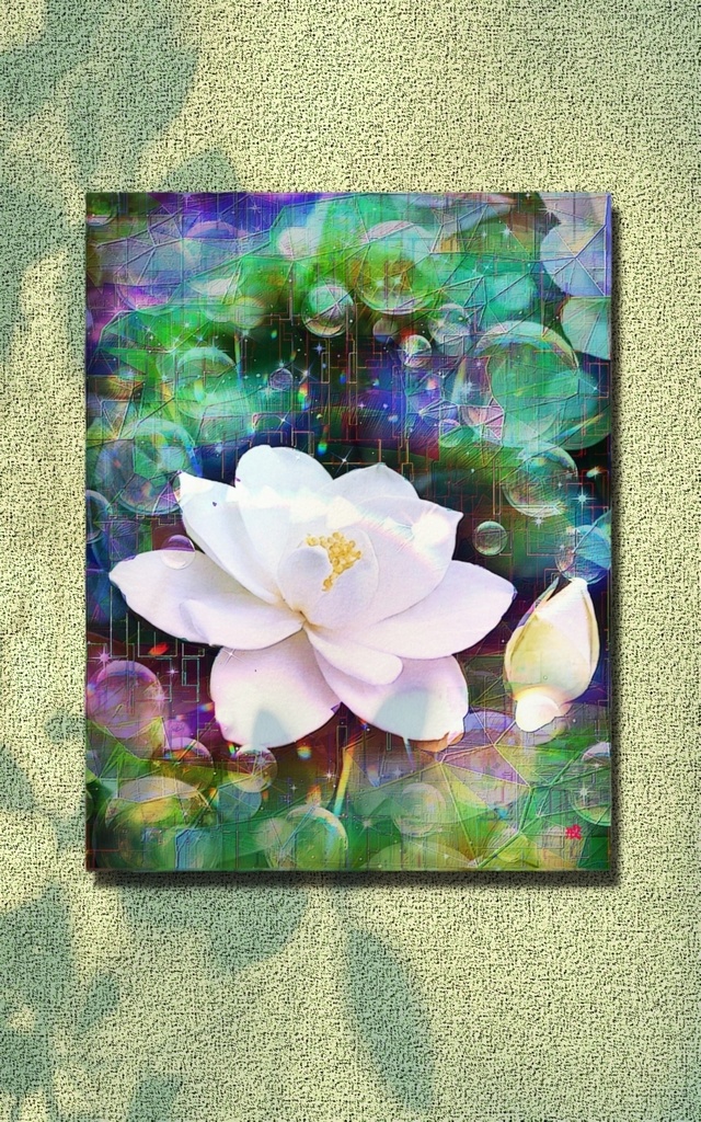a-2249 無垢なる喜び Innocent Bloom キャンバスアート - F6