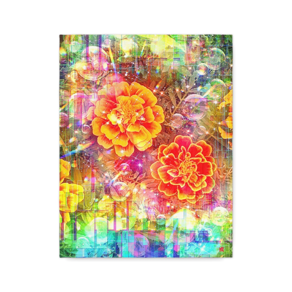 a-2126 心に咲く黄金の花 The Lily of the Field キャンバスアート - F6