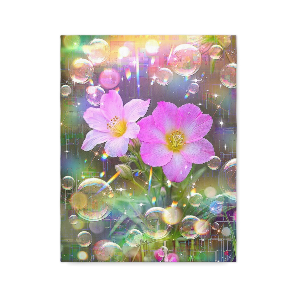 a-2256 普遍の輪舞 Whispers of the Celestial Bloom キャンバスアート - F6