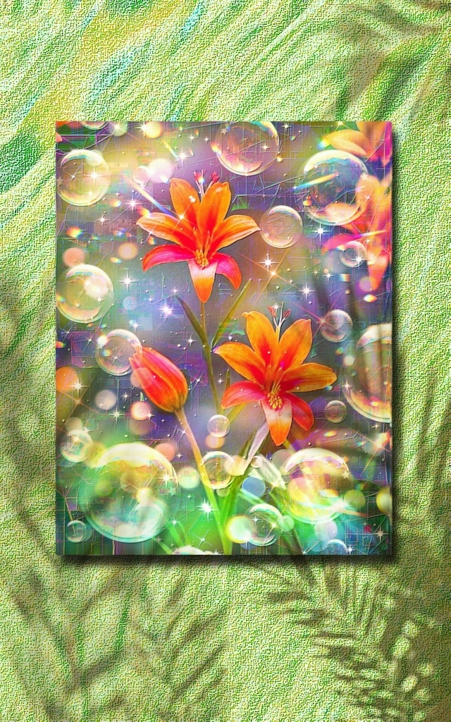 a-2258 希望の光芒 Glow of Sacred Joy キャンバスアート - F6