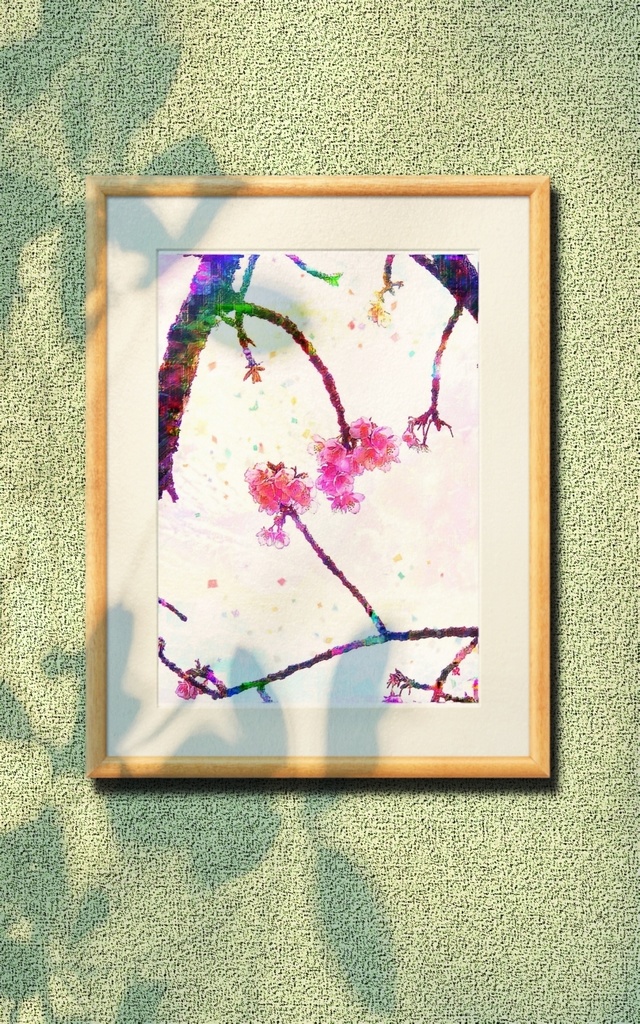 a-1807 春を告げる The arrival of spring 複製画(プリモアート)